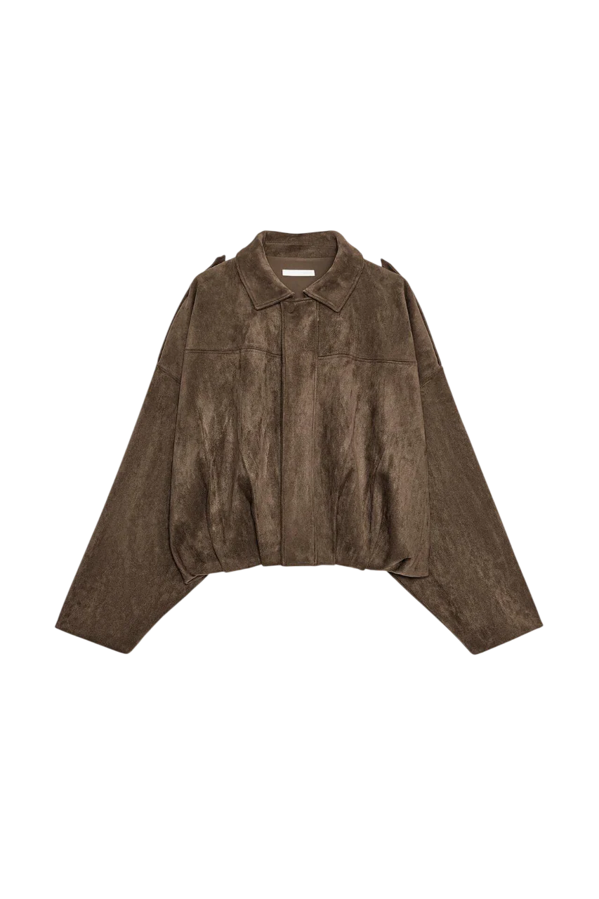 Suede Bomber jacket