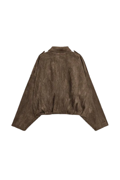 Suede Bomber jacket - Image 2