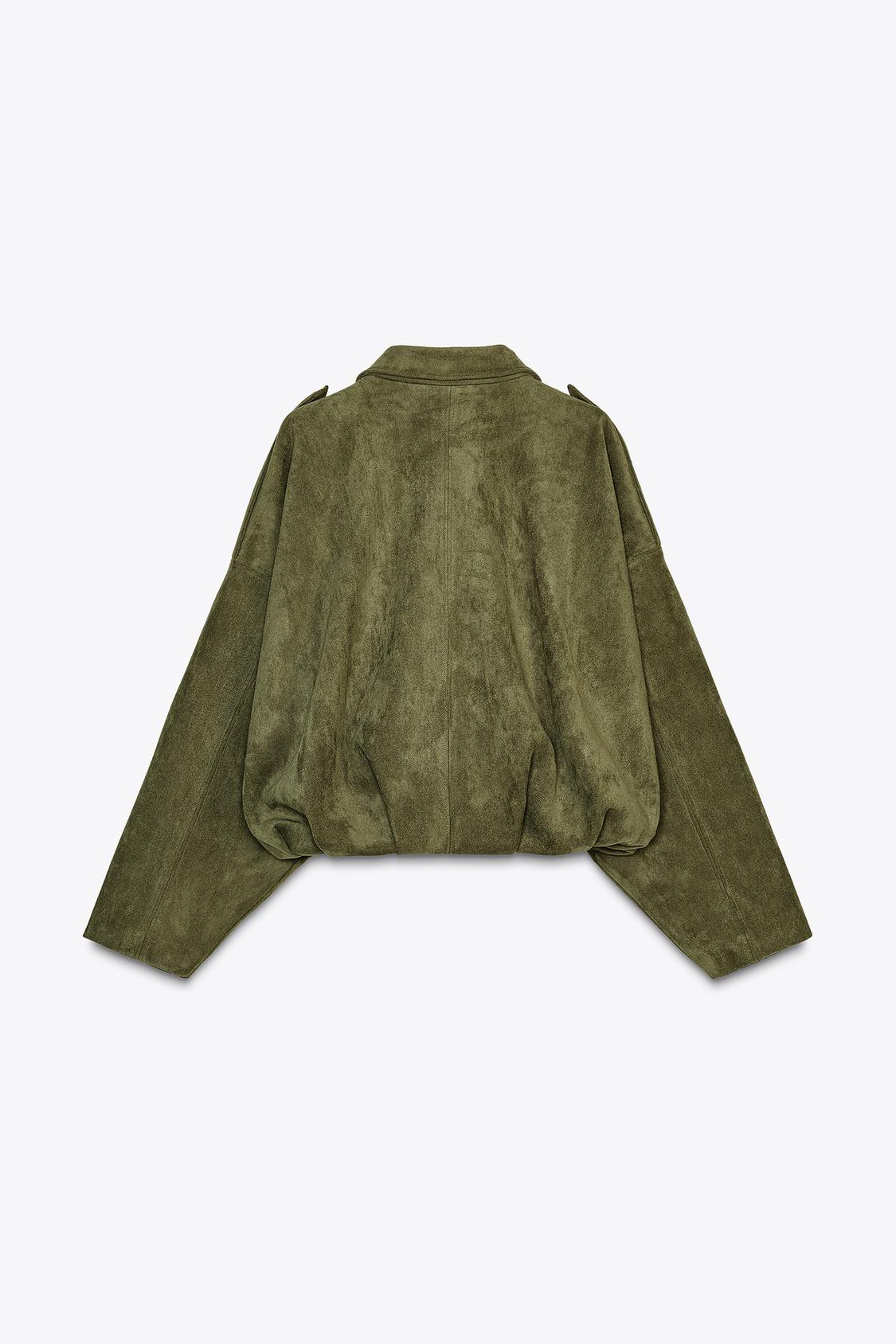 Suede Bomber jacket - Image 4