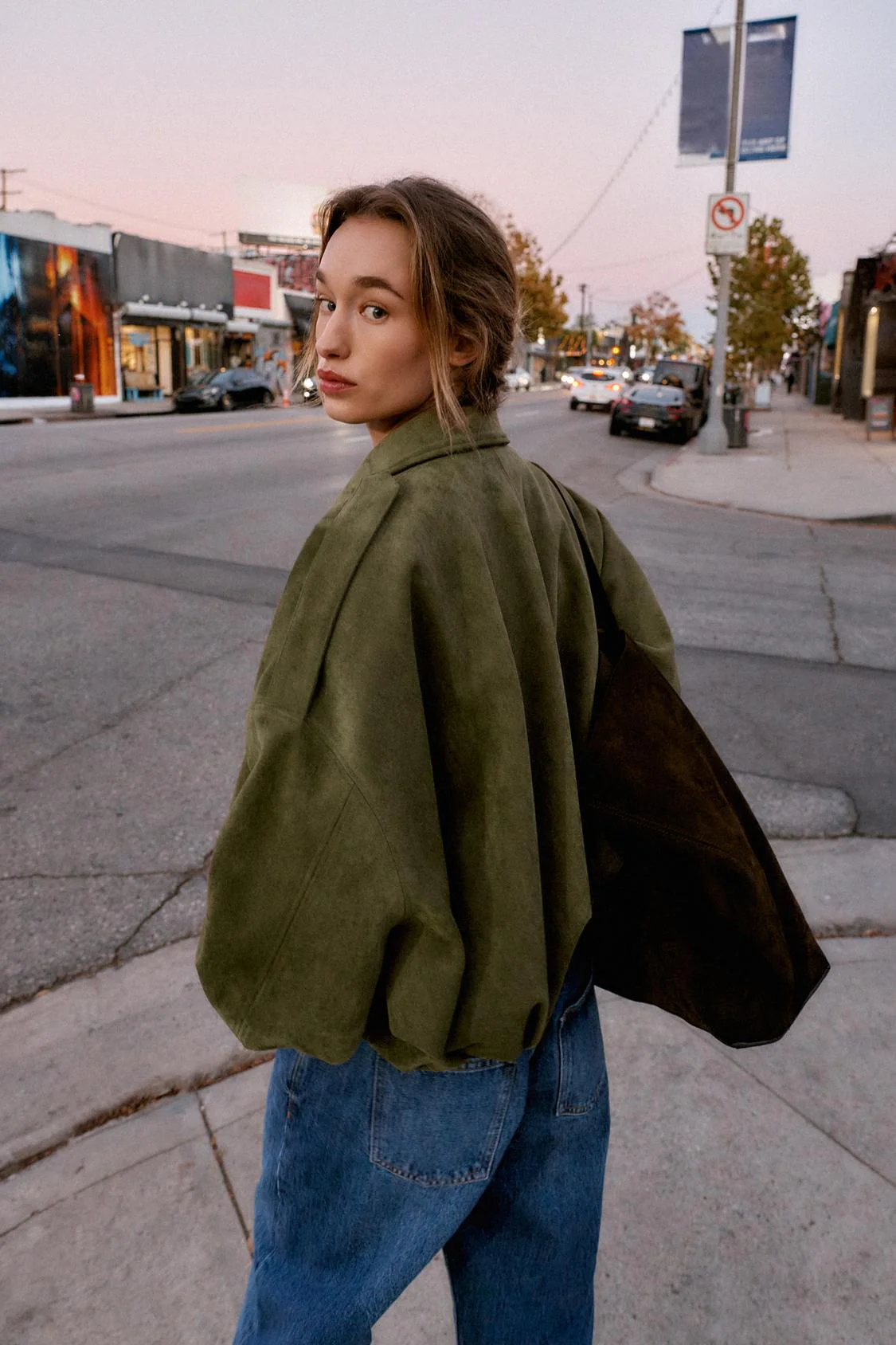 Suede Bomber jacket - Image 5