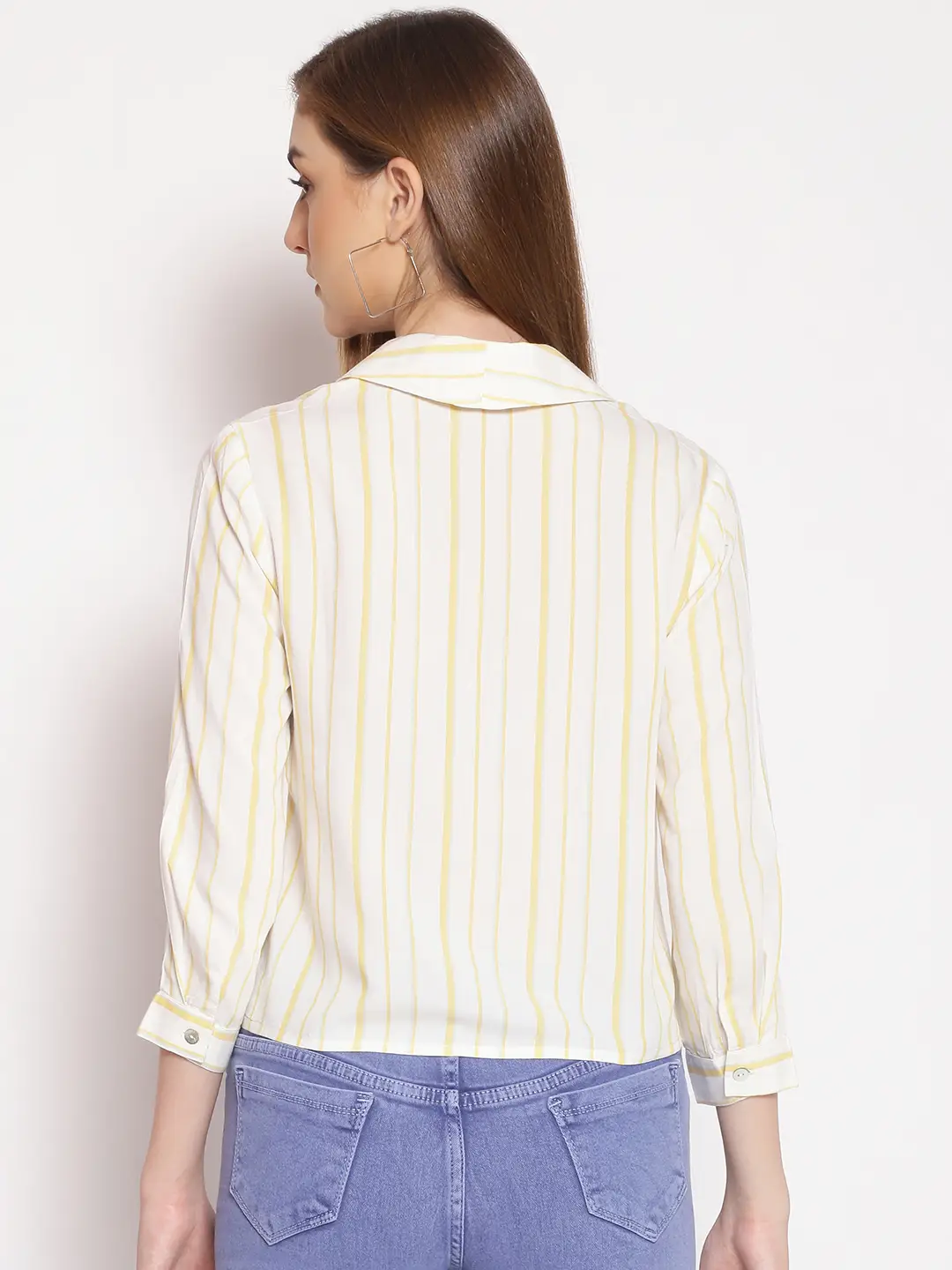 Summer Striped Women'S Peter Pan Shirt - Image 5