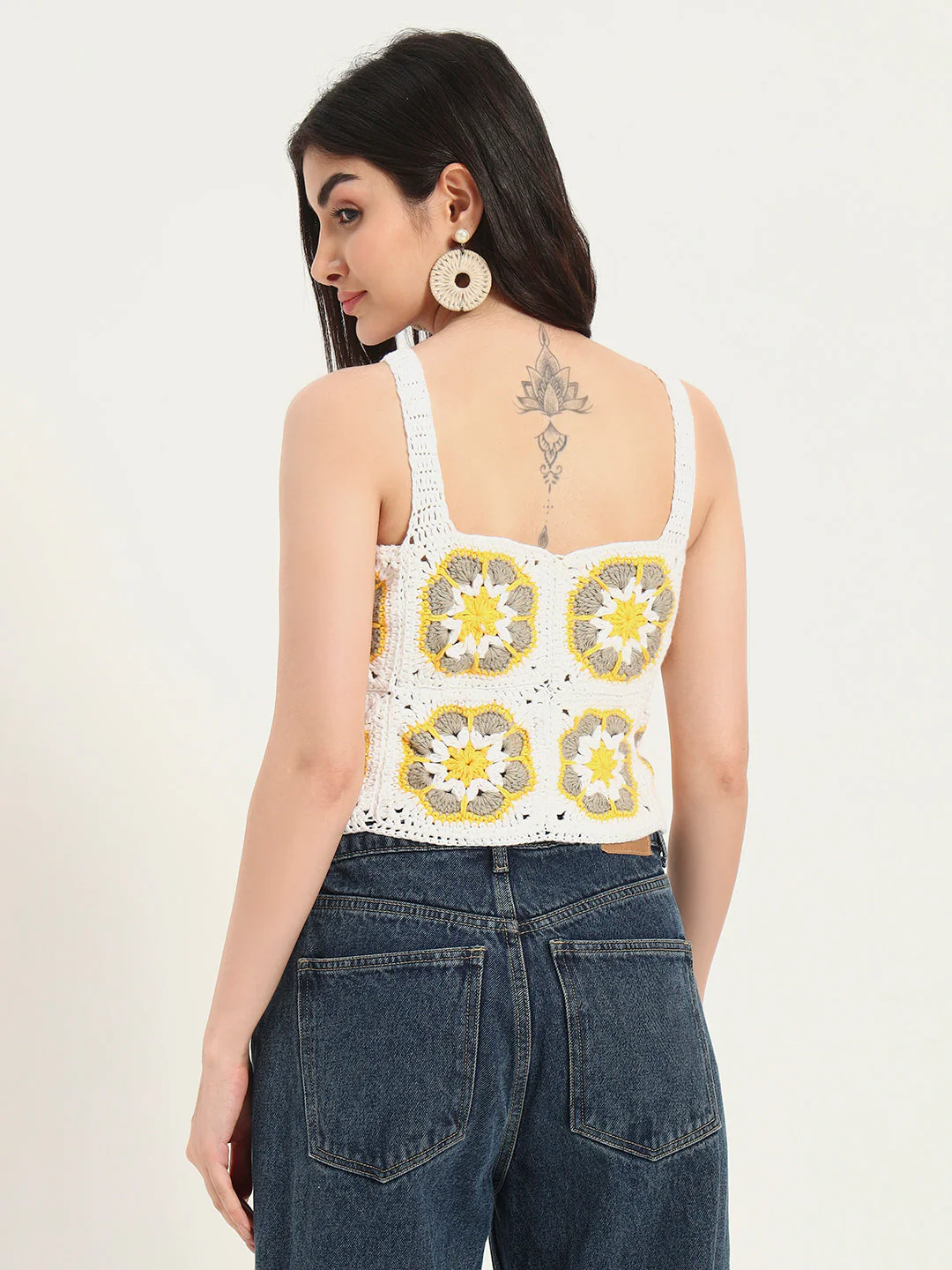 Sunflora Crochet Handmade Top - Image 7
