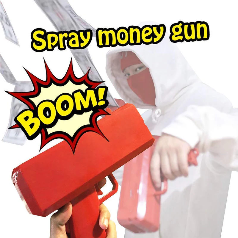 Super Indian Money Gun (Pack of 1) Includes 100 Fake Dollars - Image 7