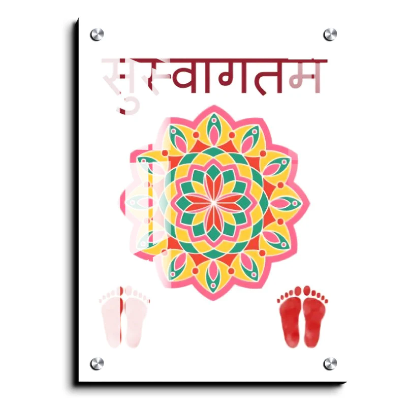 Suswagatam (सुस्वागतम) Quotes Wood Print Wall Art - Image 11