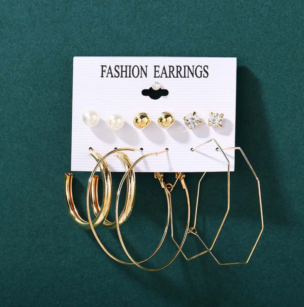 Swanky Pearl and AD Gold Plated Earrings For Women - Image 2