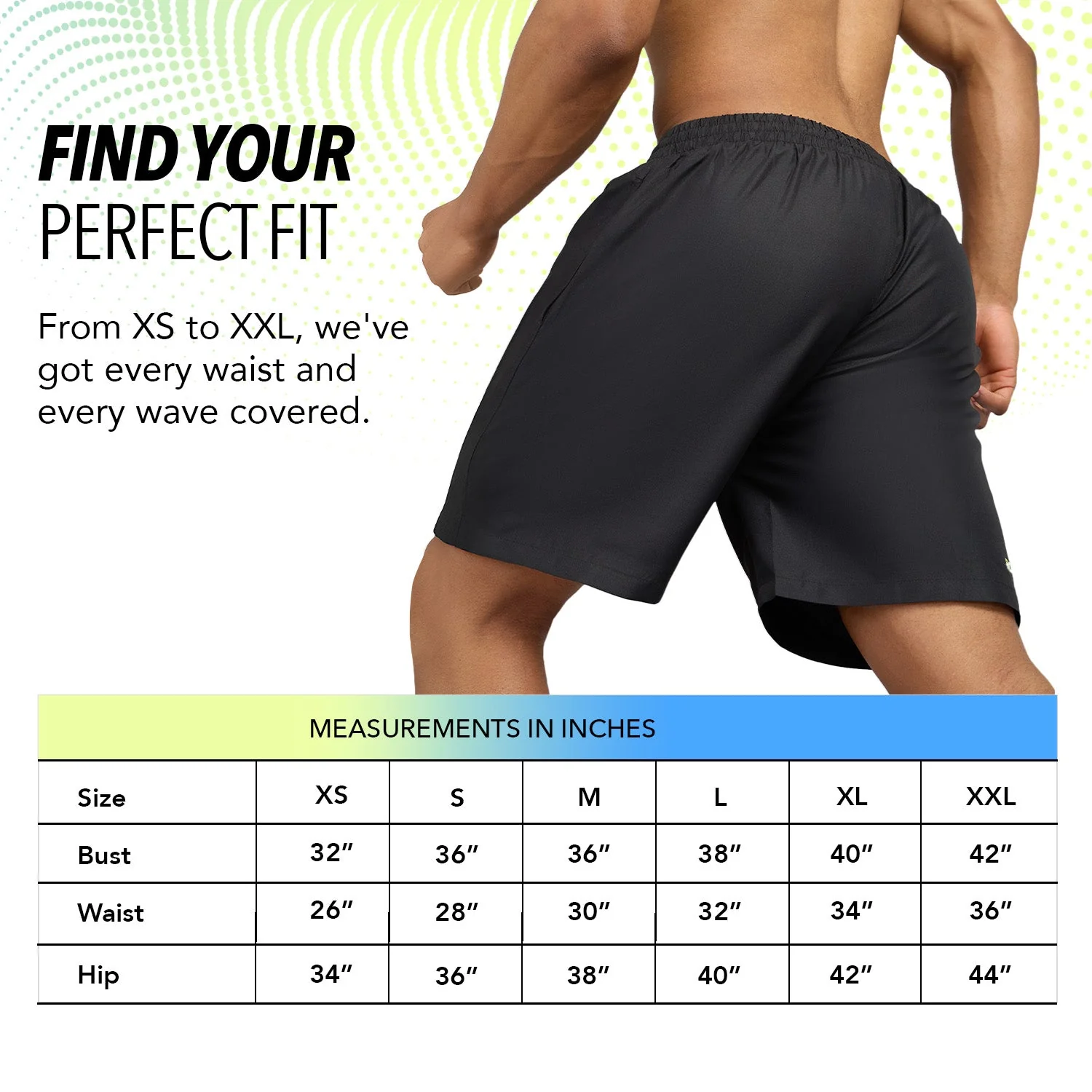 Swimwear Shorts for Men -Black - Image 5
