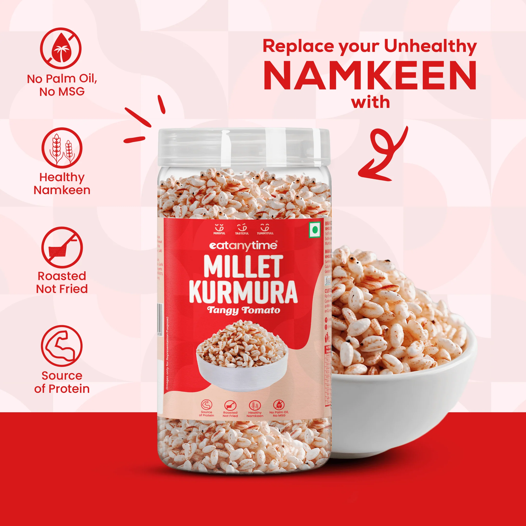Tangy Tomato Millet Kurmura - Image 3