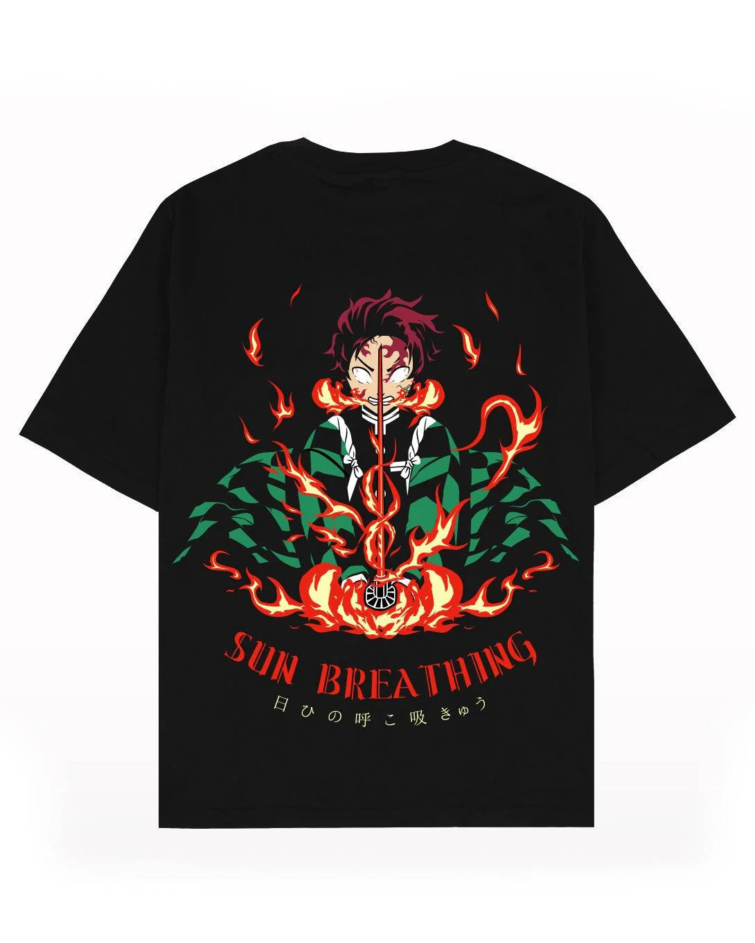 Tanjiro / Demon Slayer / Oversized T-Shirt - Image 4