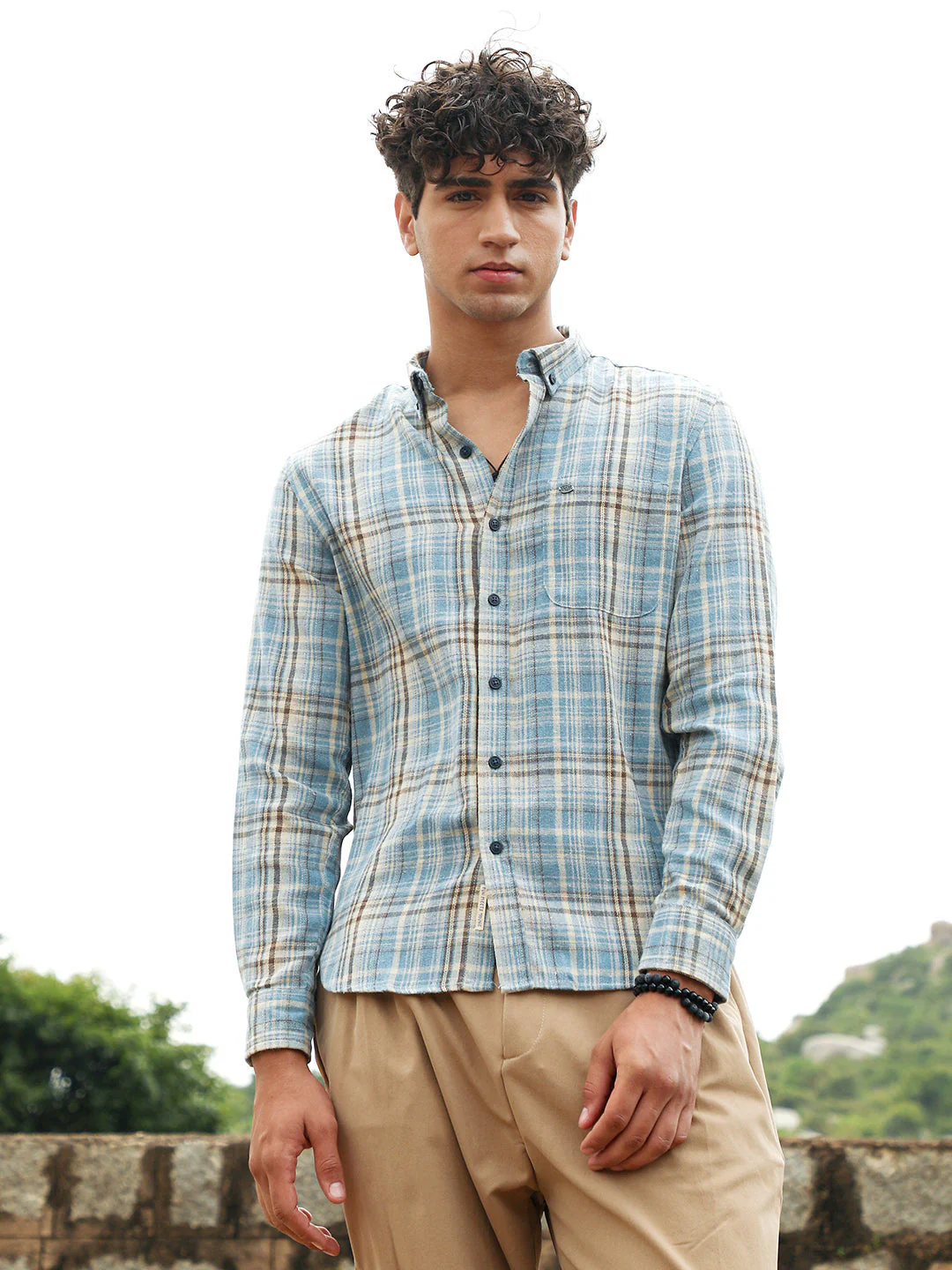 Tartan-Woven Regular Shirt - Image 2