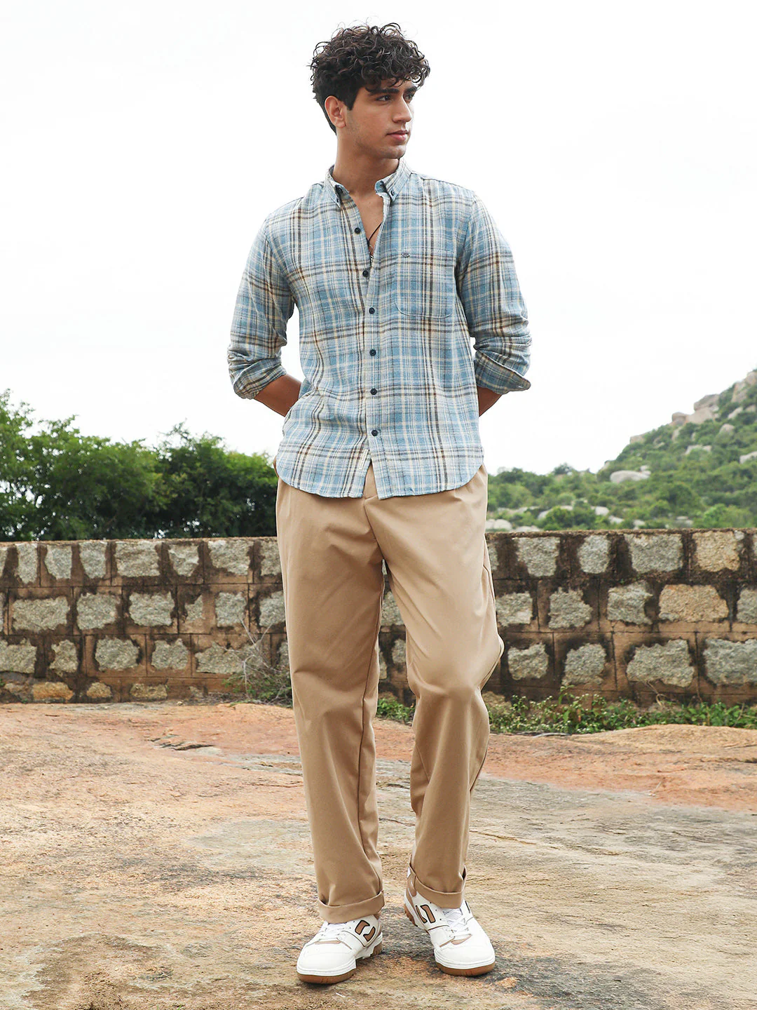 Tartan-Woven Regular Shirt - Image 5