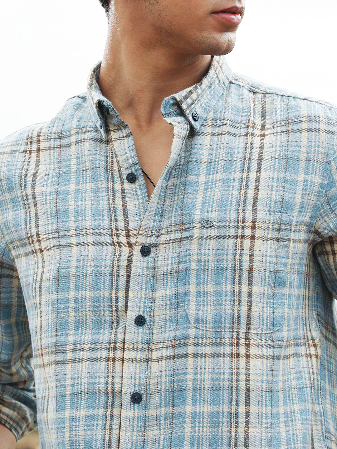 Tartan-Woven Regular Shirt - Image 7