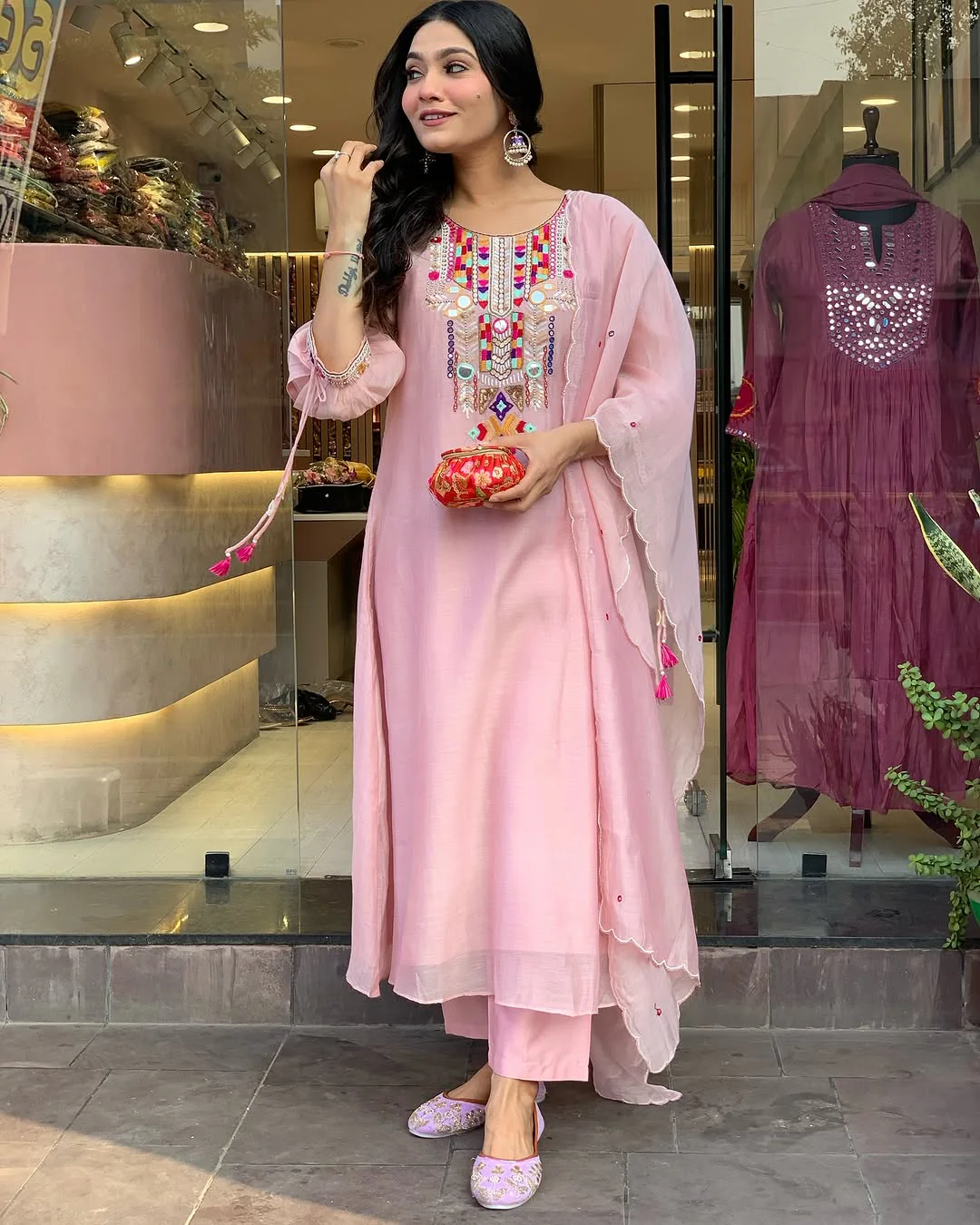 Tassled Embroidered Outfit - Image 3