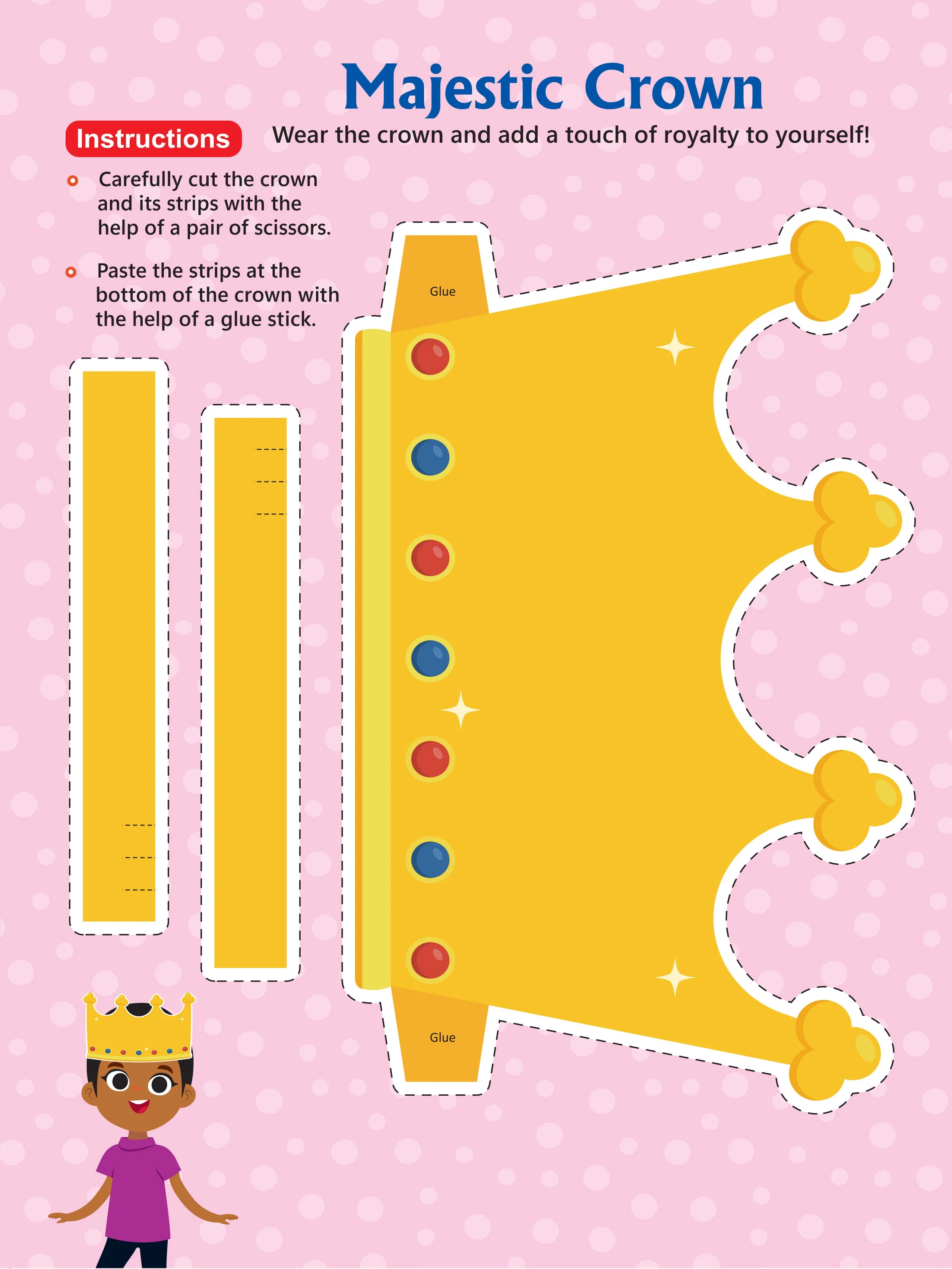 Tasty Foods Scissors Skills Activity Book for Kids Age 4 - 7 years | With Child- Safe Scissors, Games and Mask - Image 12