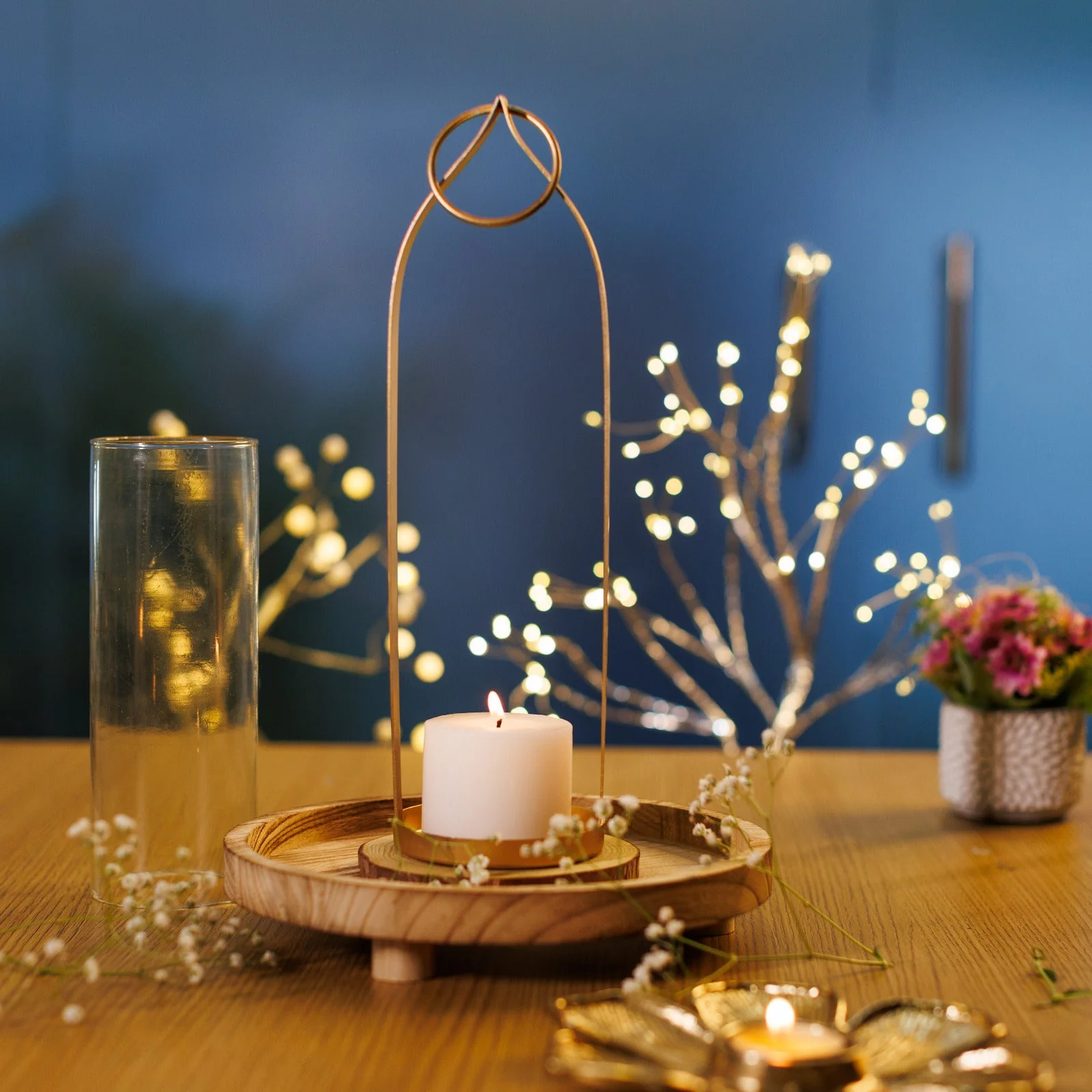 Tealight Candle Holder for Holder/Candle Stand/Tea Light Candle Holder for Home Decor and Diwali Decoration. - Image 6