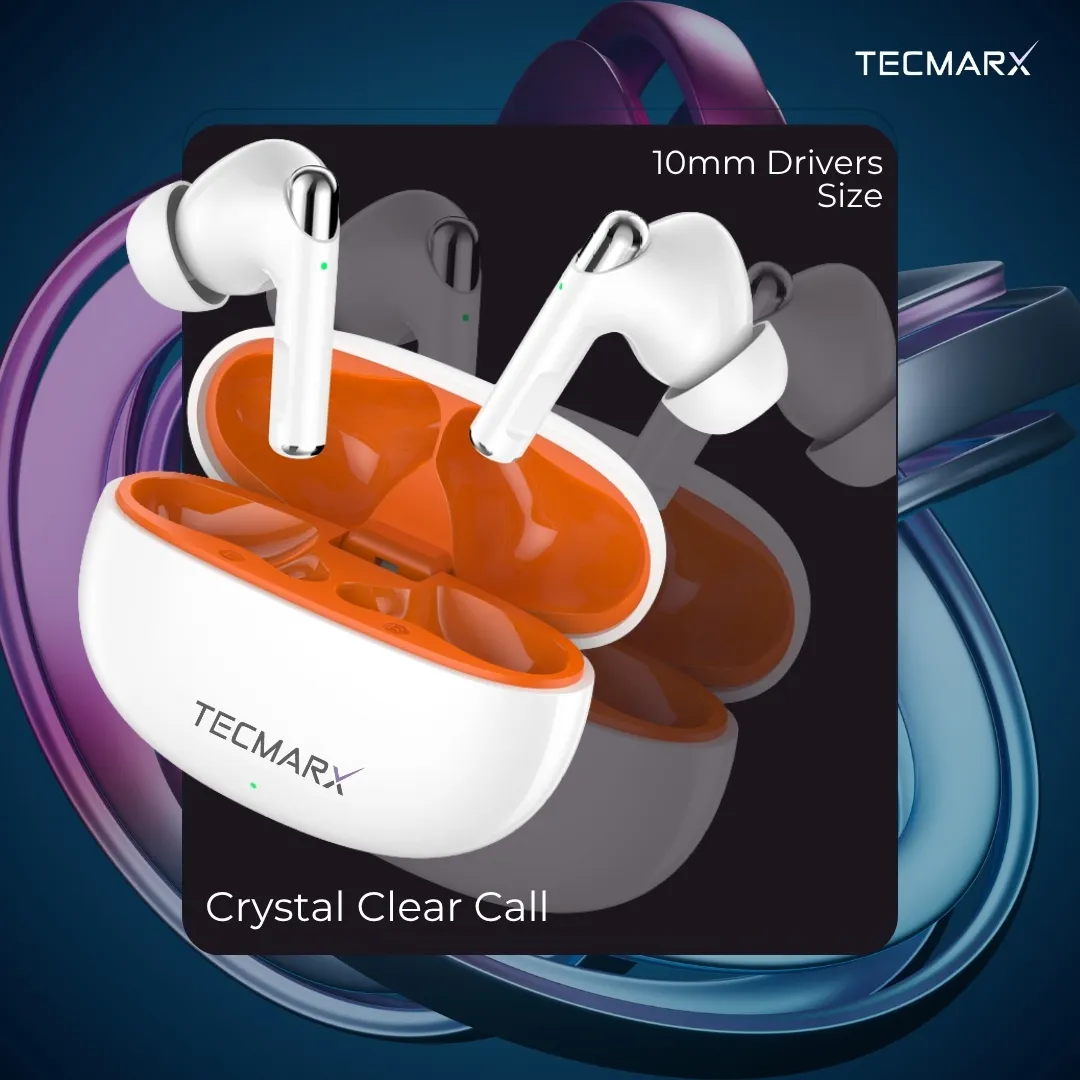 TecMarx Roar Bluetooth Earbuds | 30 Hr Playtime - Image 18