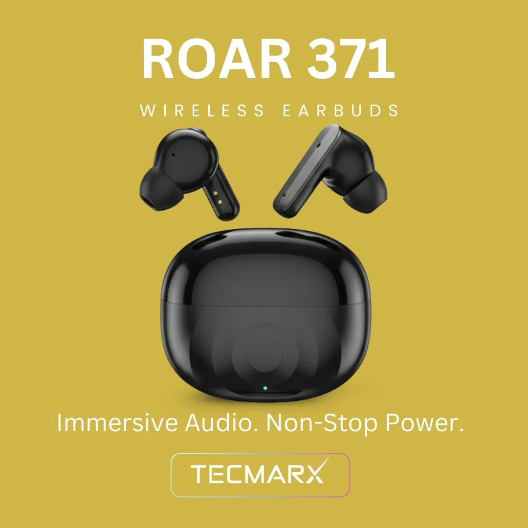 TecMarx Roar371 Bluetooth Earbuds | 50 Hr Playtime - Image 5