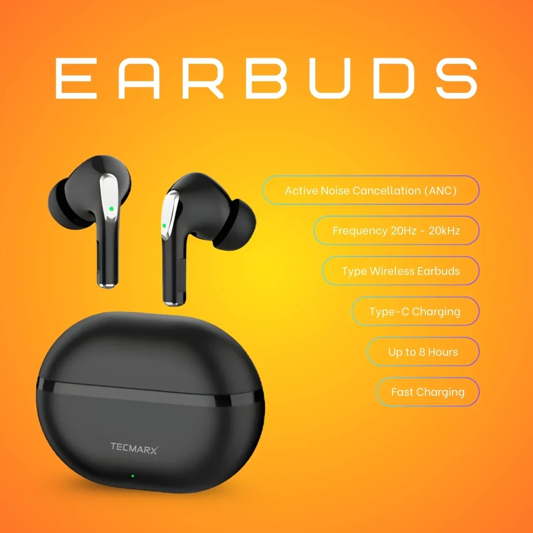 Tecmarx Royal 351 Bluetooth Earbuds | 30 Hr Playtime  | Balance Sound - Image 9