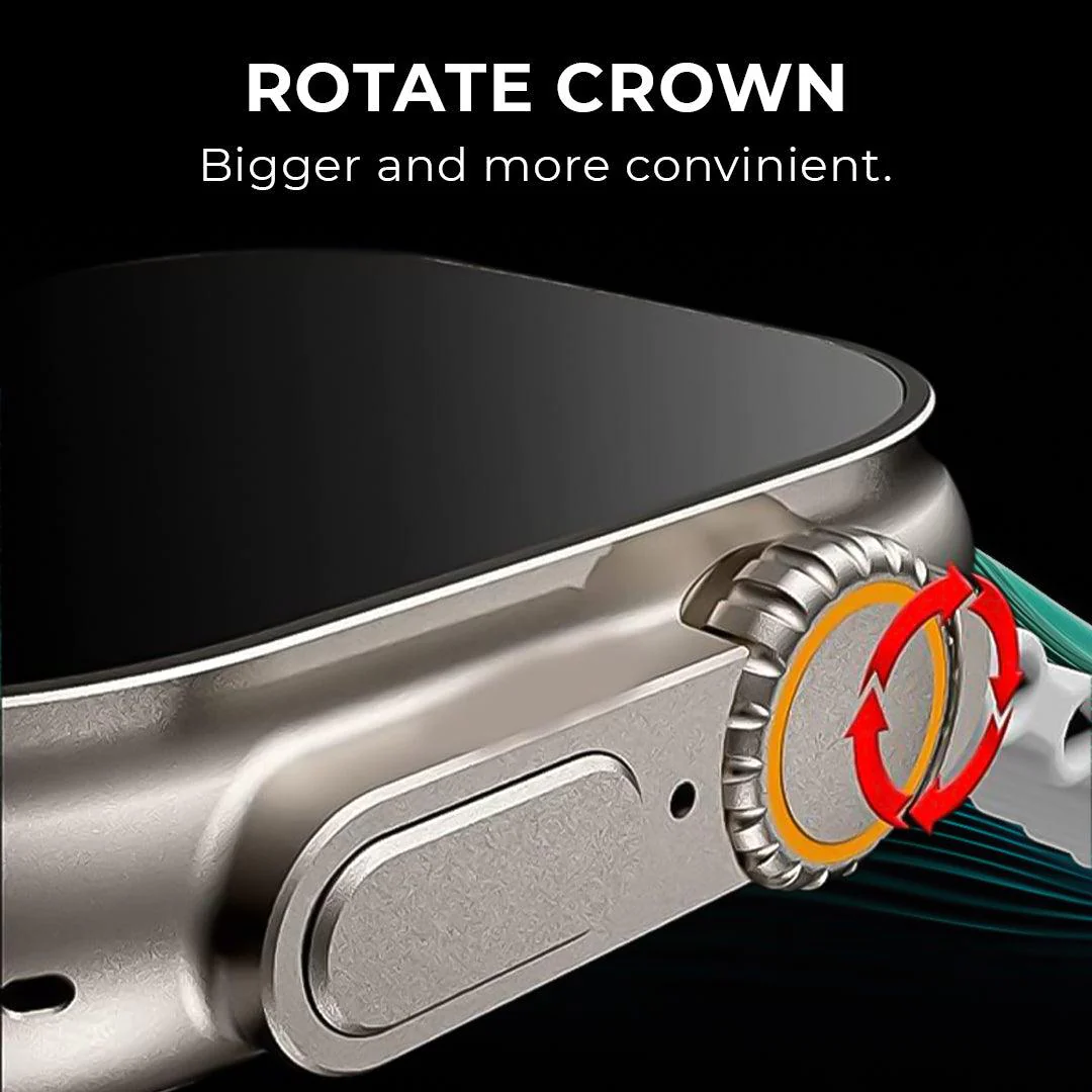 TECMARX Ultra Watch || 2.19' Inch display || 100+ Sports mode || Customizable watch faces || Metal sheild - Image 6