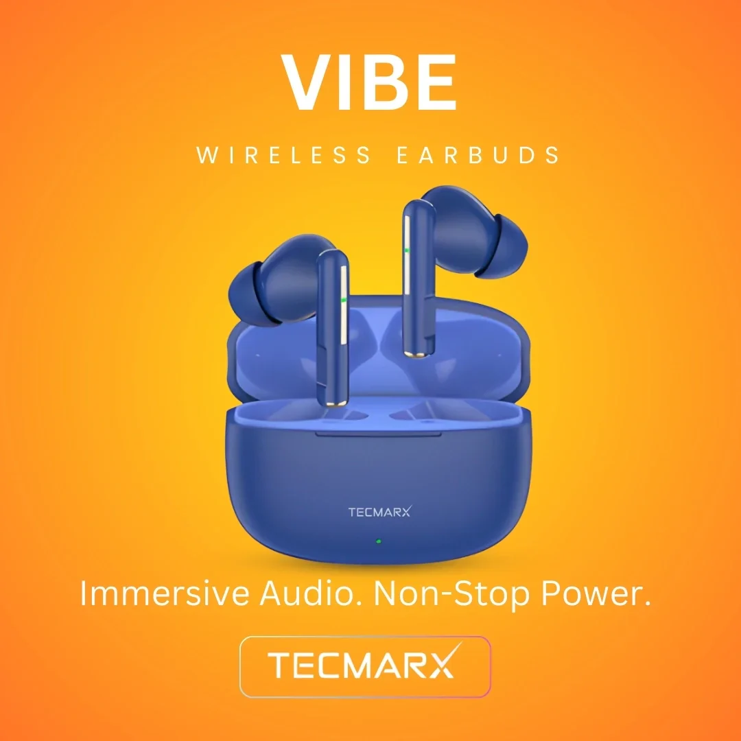 Tecmarx Vibe Bluetooth Earbuds | 30 Hr Playtime  | Balance Sound - Image 16