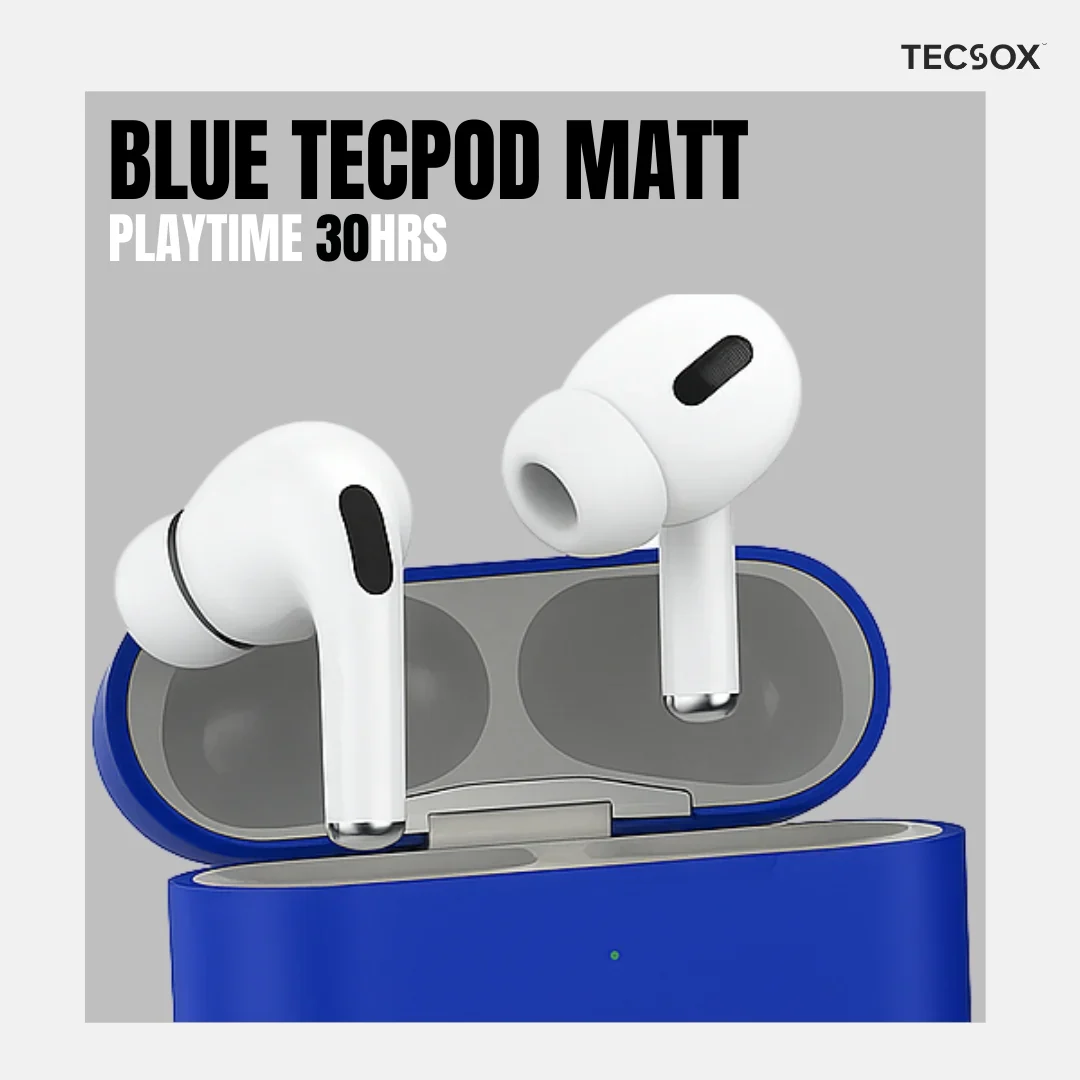 TecPod Pro Earbuds 30Hr Playtime | 5.3 V Bluetooth Earbuds | Deep Bass | Water Resistant - Image 11