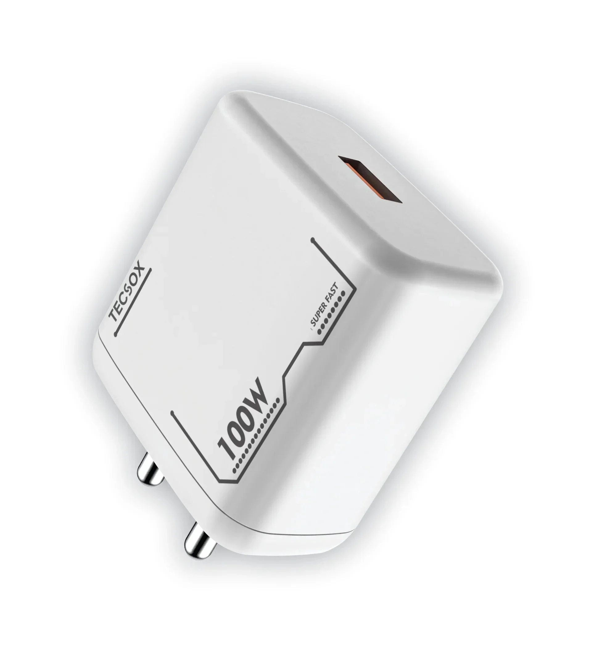 TecSox 100W Charger + Cable | Fast Charging and Data Transfer - Image 2