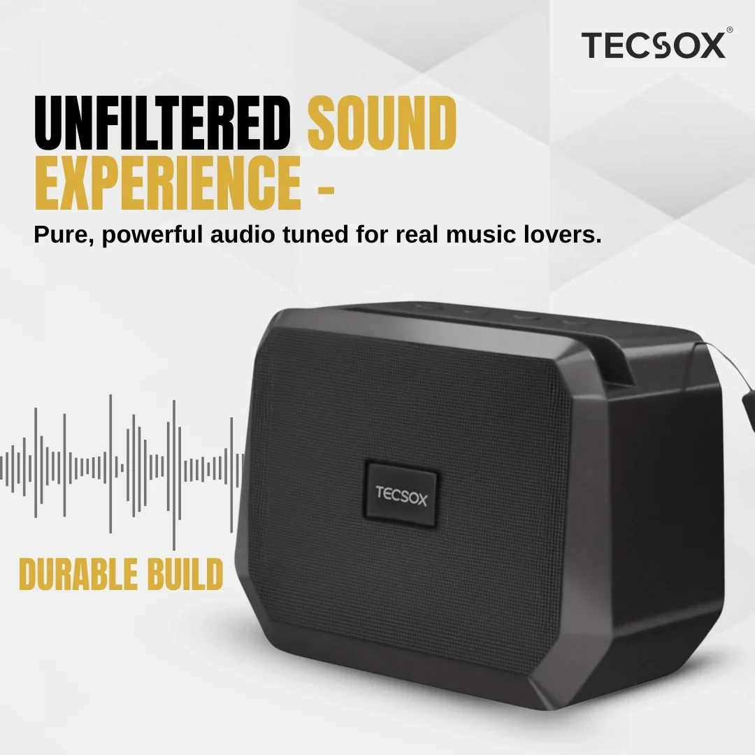 TecSox Blast Pro | Speaker with 10watt & Powerful Bass - Image 3