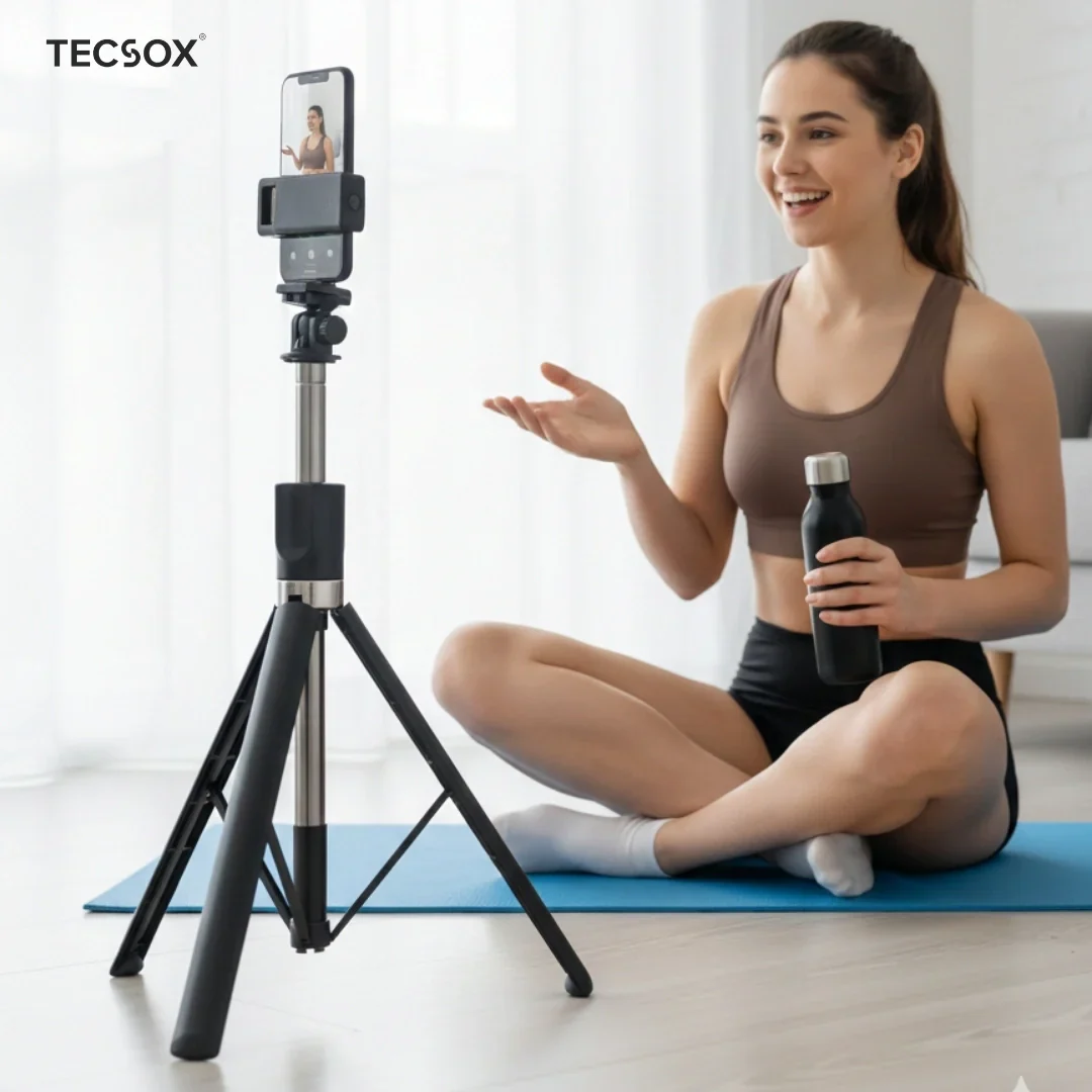 TecSox Halo Stick | 5FT Professional Multi-Role Tripod & Selfie Stick - Image 10