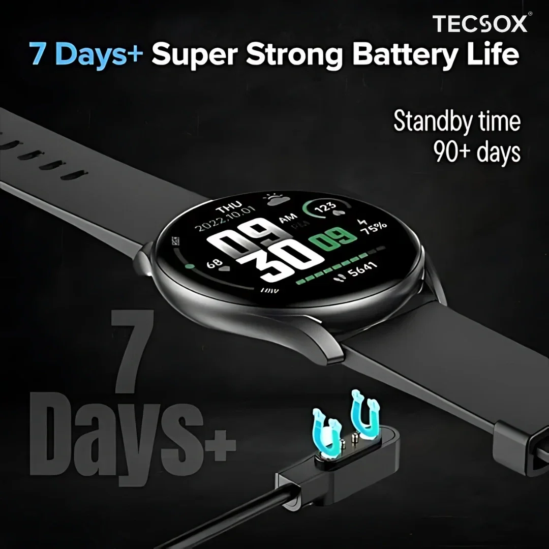 TecSox MaxGT2 | 1.3" IPS Display | BT Calling - Image 2