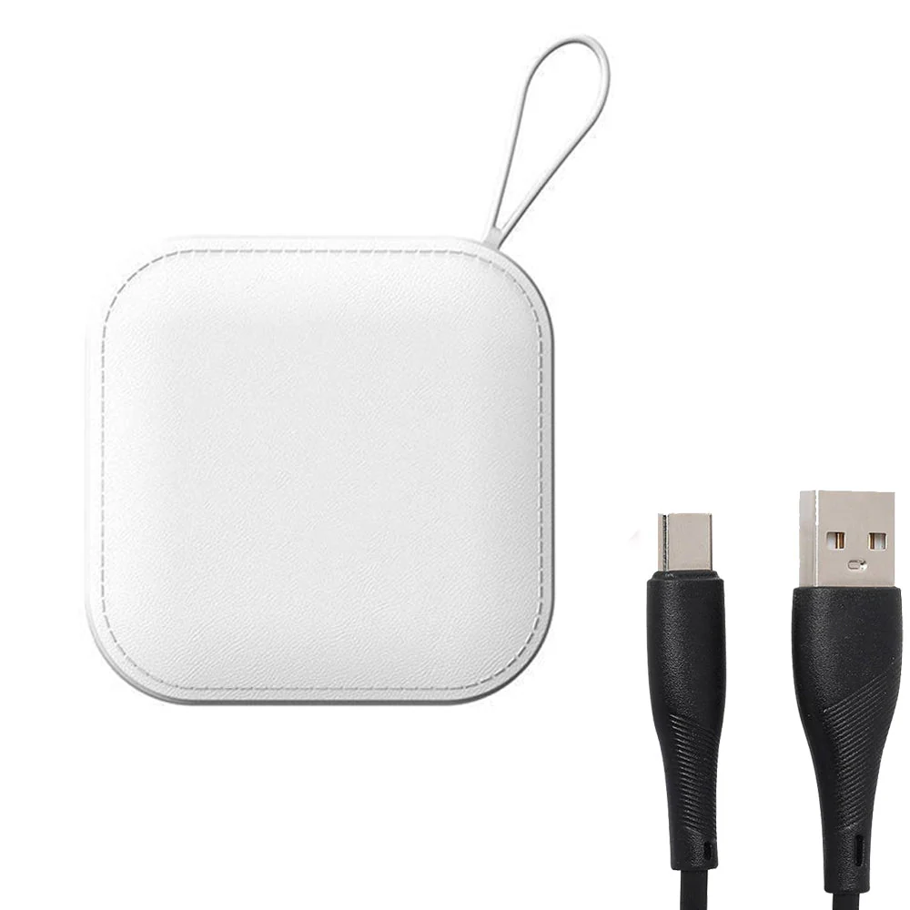 TexoVera 10000 mAh Power Bank 18W with Lithium ion Battery White (MINI-POWER-BANK) (6 Months Brand Warranty) - Image 2