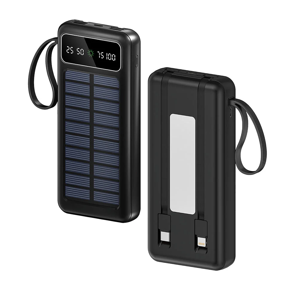 TexoVera Solar Power Bank 20000 mAh - 15W Solar with Lithium Polymer Battery (R23-Solar-20K) - Image 2