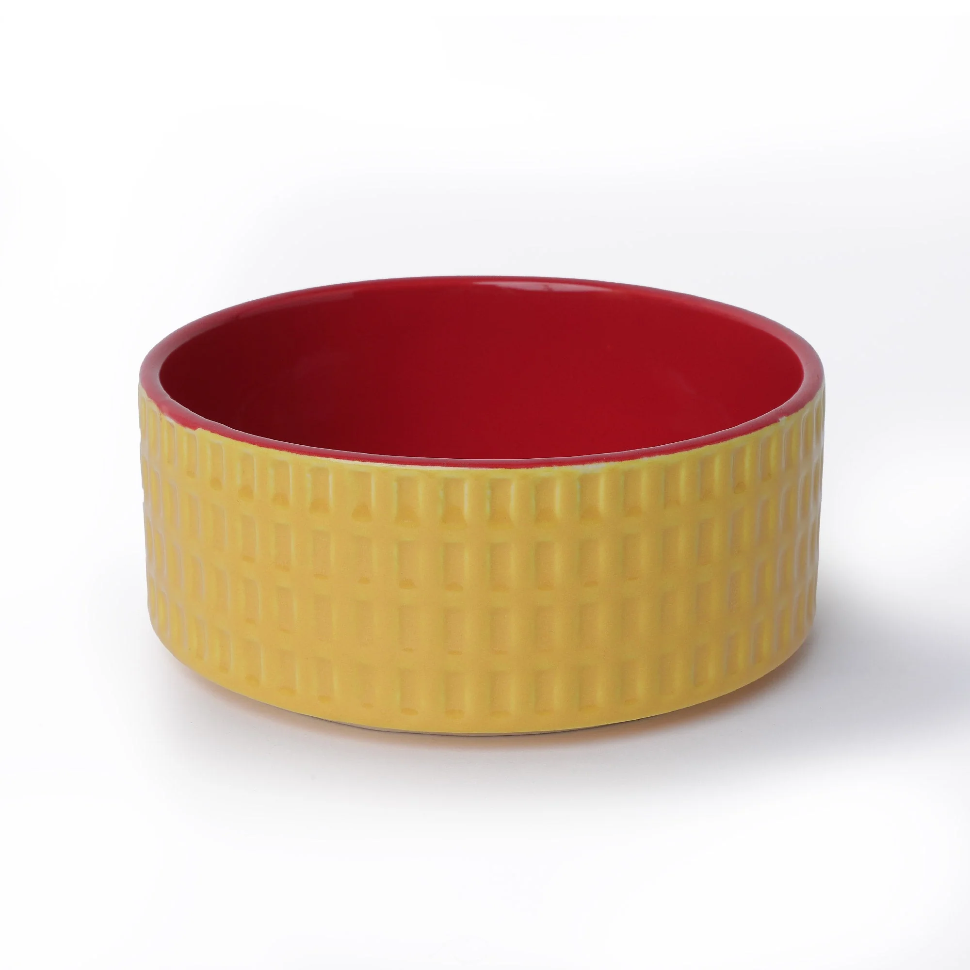 Textured Ceramic Serving Bowl | Set Of 2 - Image 3