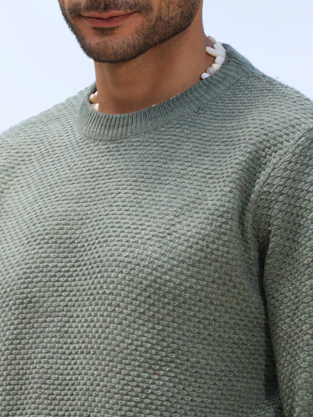 Textured Knit Pullover Sweater - Image 17