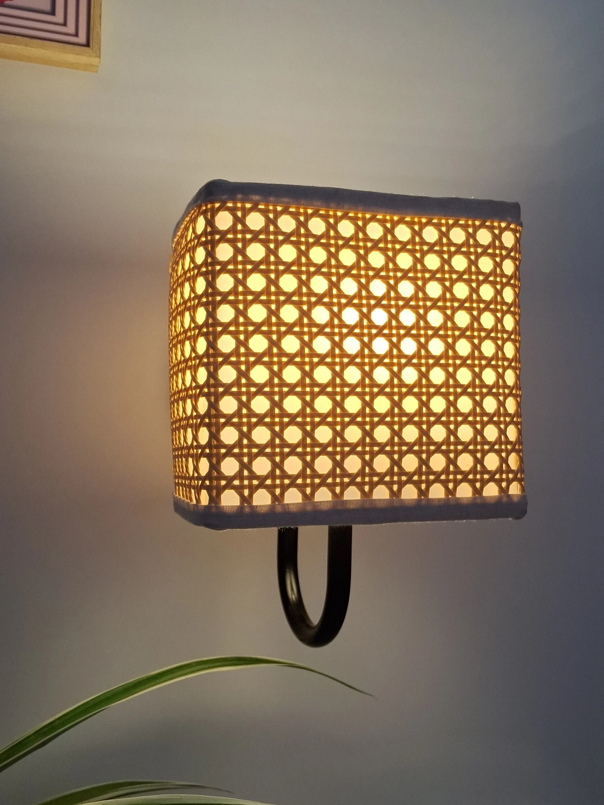 The Bamboo Fabric Lamp Shade Wall Lights - Image 5