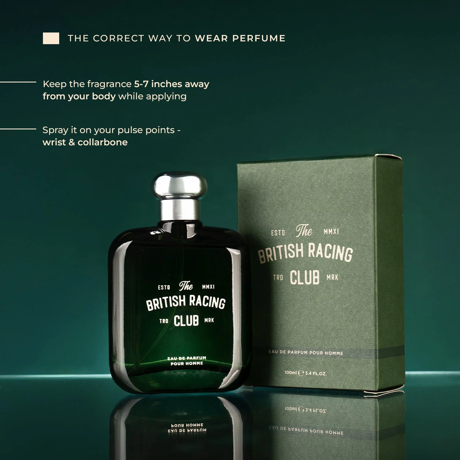 The British Racing Club Green Perfume For Men 100ml + Always Together For Women EDP 100ml (Pack Of 2) - Image 6