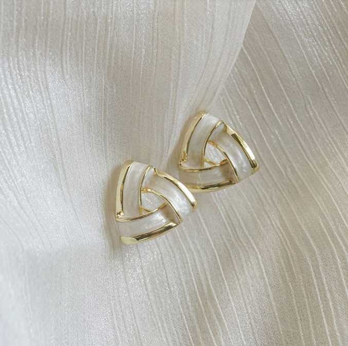 The Catcher White Stud Earring - Image 6