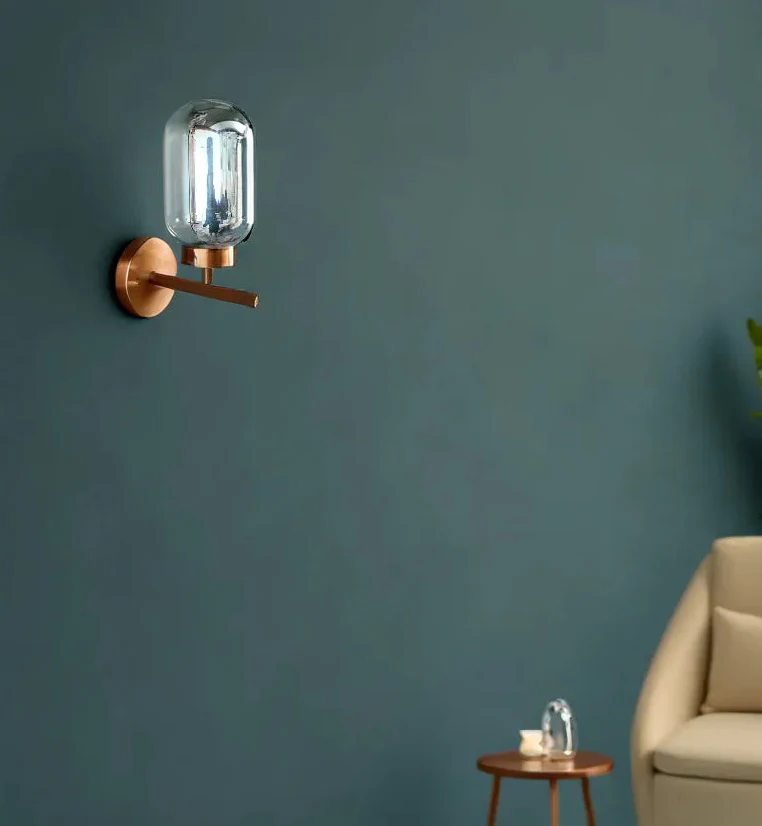 The Glass Wall Light Amber Glass shade - Image 5