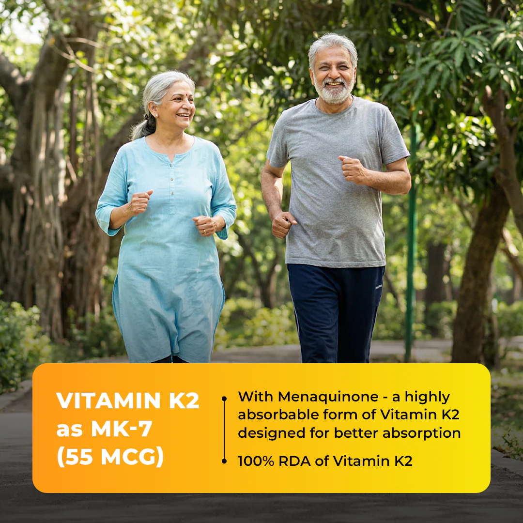The Healthspan Co.Vitamin D3 + K2 (MK7) 120 Tablets - Image 4
