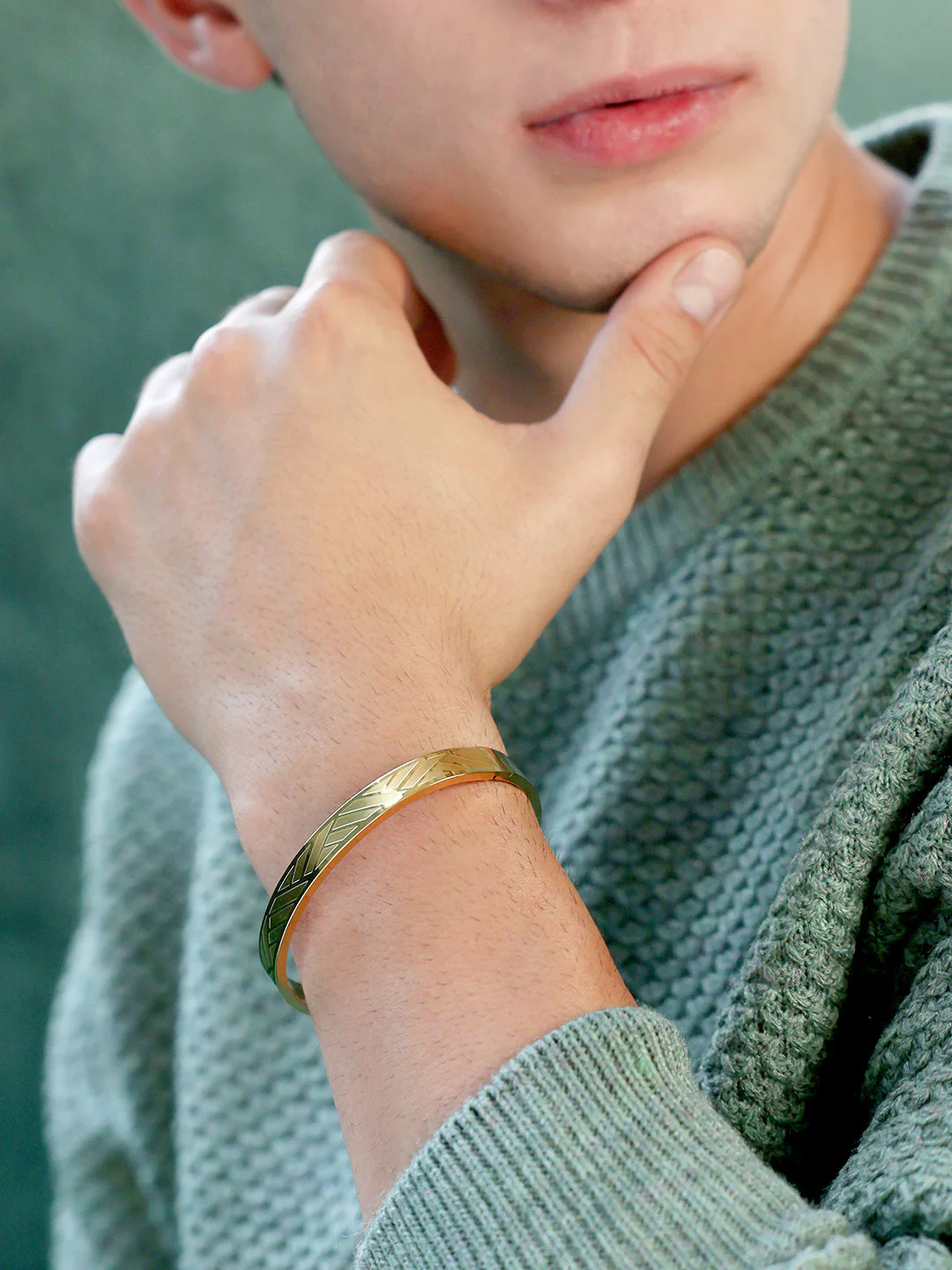 The Heringbone Bangle Bracelet - Image 3