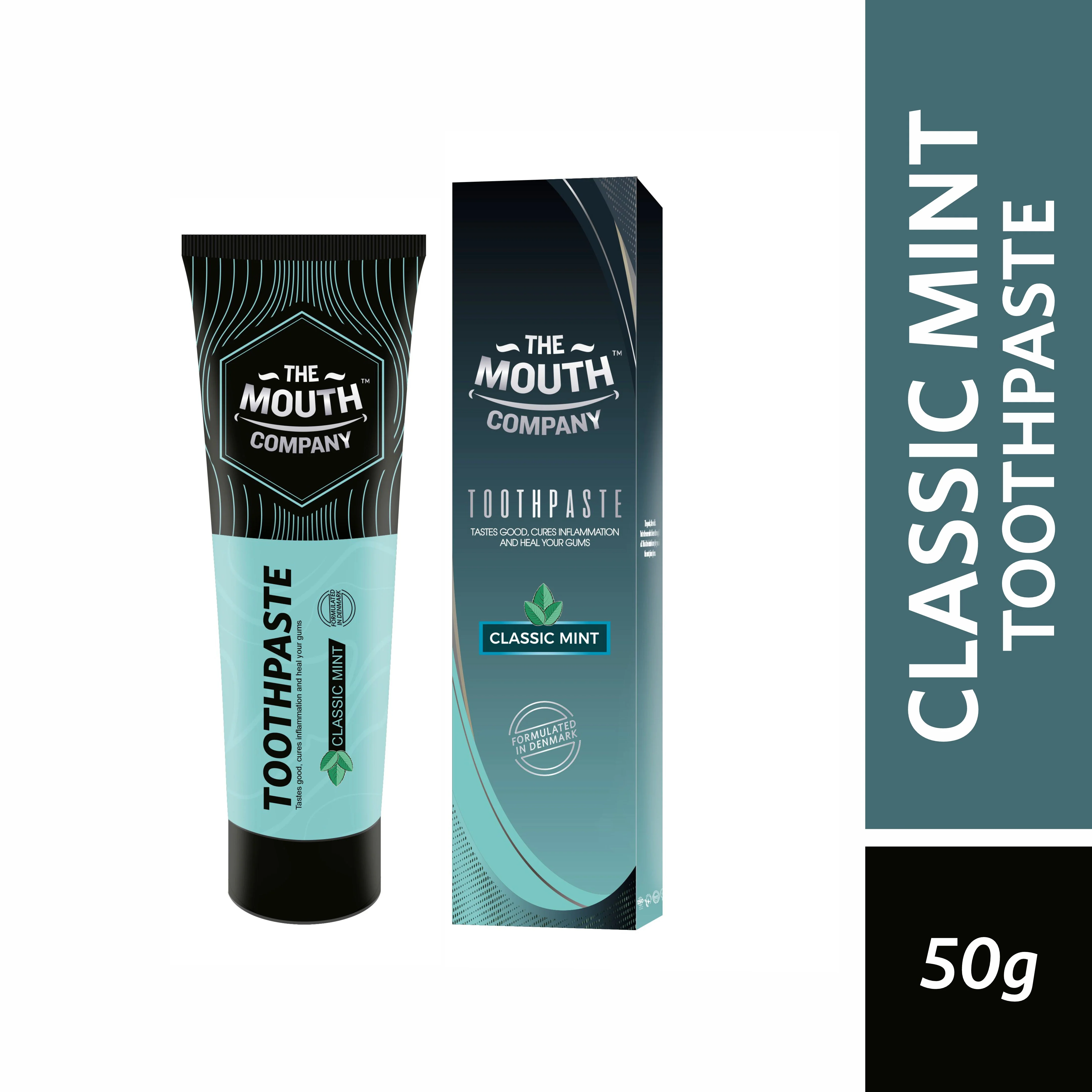 The Mouth Company Classic Mint Toothpaste 50 gm - Image 6