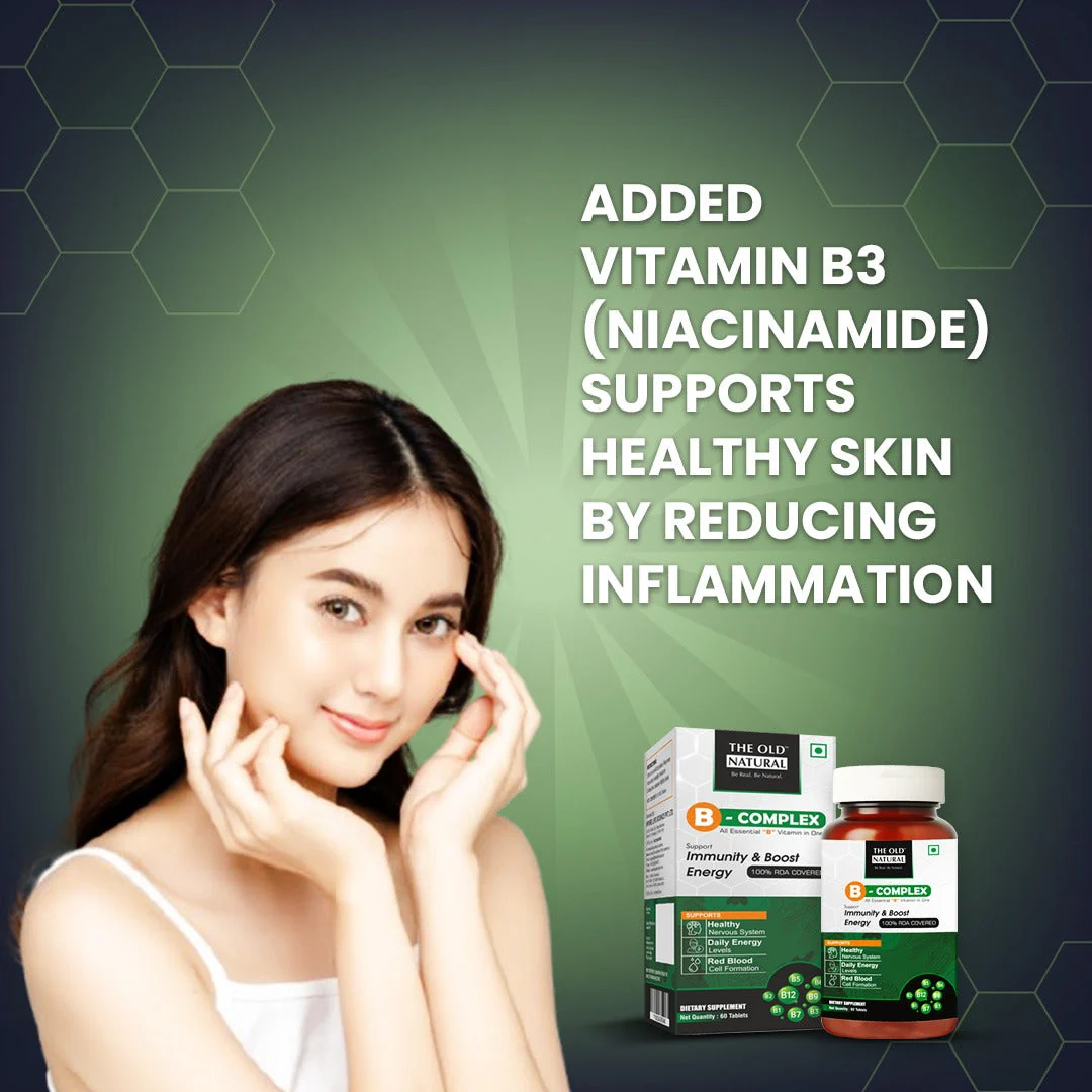 The Old Natural B-Complex | Complete Vitamin B Supplement for Immunity, Energy & Nerve Health | 60 Tablets - Image 7