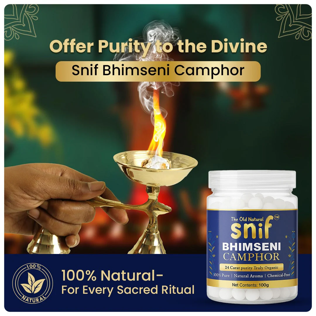 The Old Natural Snif® Bhimseni Camphor with Electric Diffuser | Parent (Diffuser Machine, 1) - Image 5