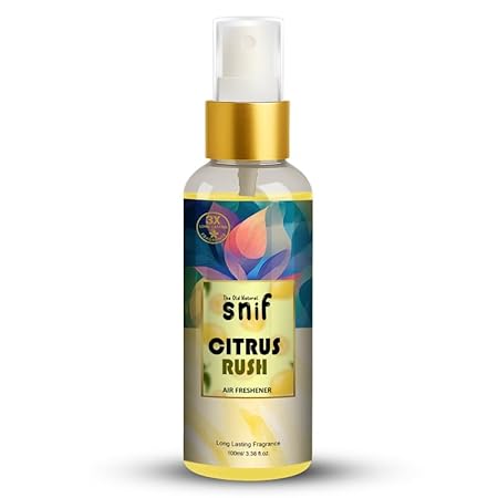 The Old Natural Snif Citrus Rush Air Freshener Spray – 100ml | Refreshing Citrus Fragrance, Long-Lasting Freshness for Home, Office & Car - Image 2