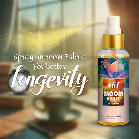 The Old Natural Snif Citrus Rush Air Freshener Spray – 100ml | Refreshing Citrus Fragrance, Long-Lasting Freshness for Home, Office & Car - Image 3