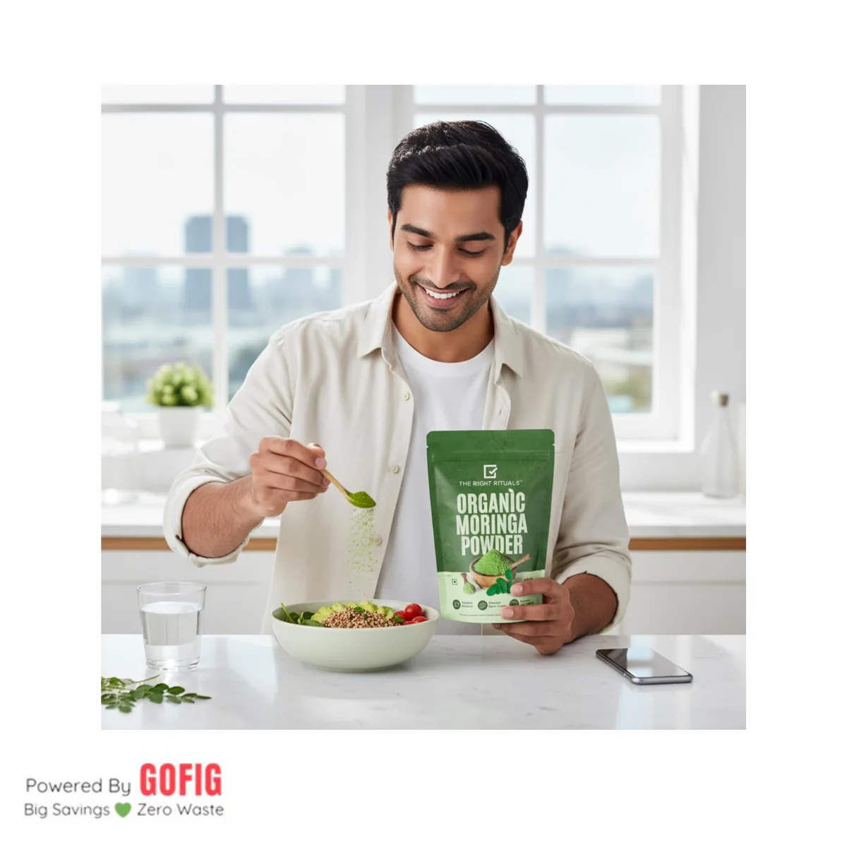 The Right Rituals Organic Moringa Powder (200 g) - Image 3