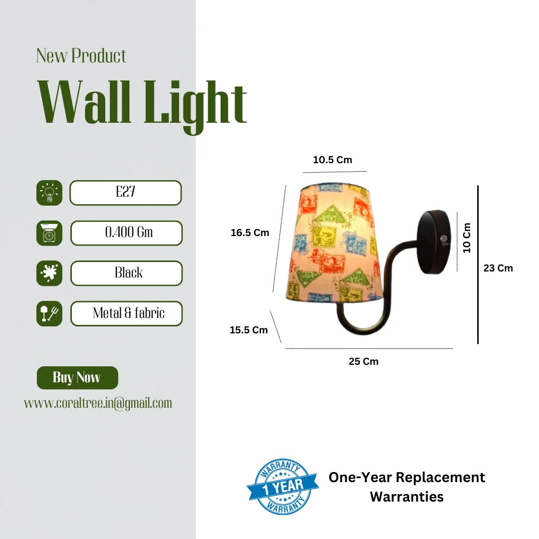 The Stamp Lamp Shade Wall Lights - Image 2