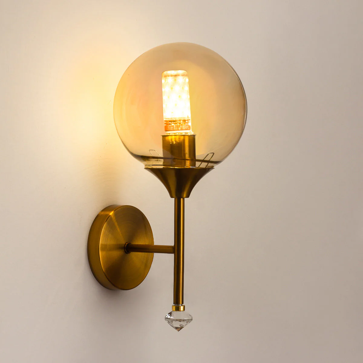 The Wall Lamps modern Clear Glass Led Wall Lamp - Image 4