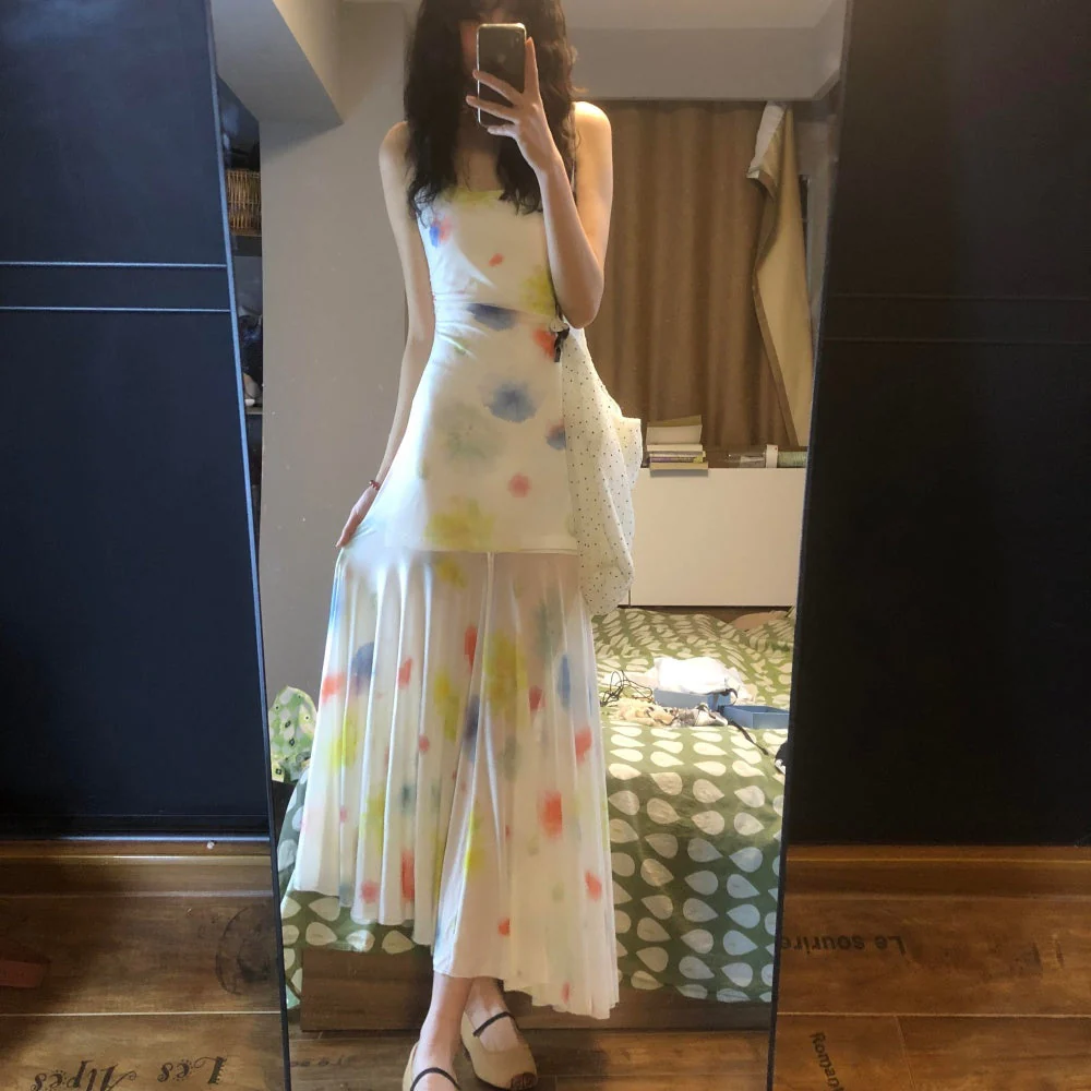 Thea Printed Gauze Dress