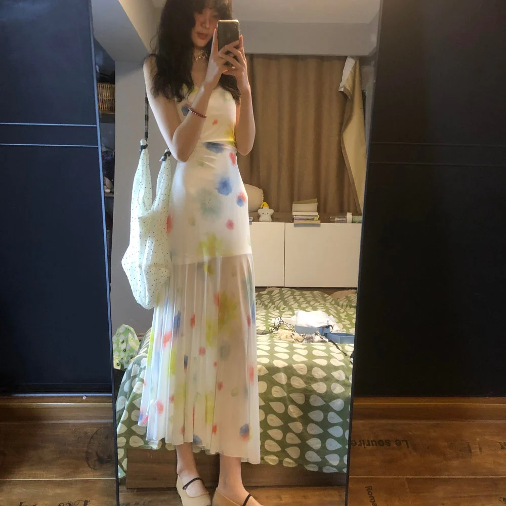 Thea Printed Gauze Dress - Image 2