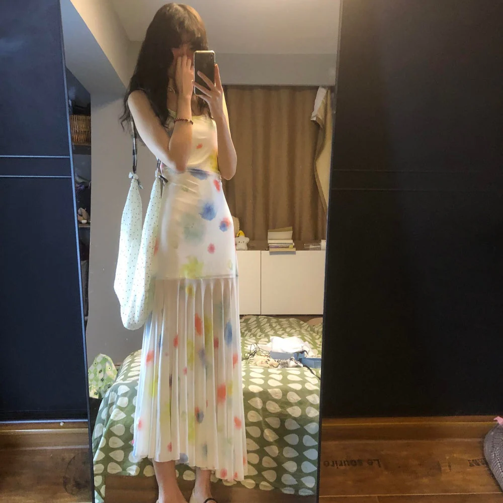 Thea Printed Gauze Dress - Image 5