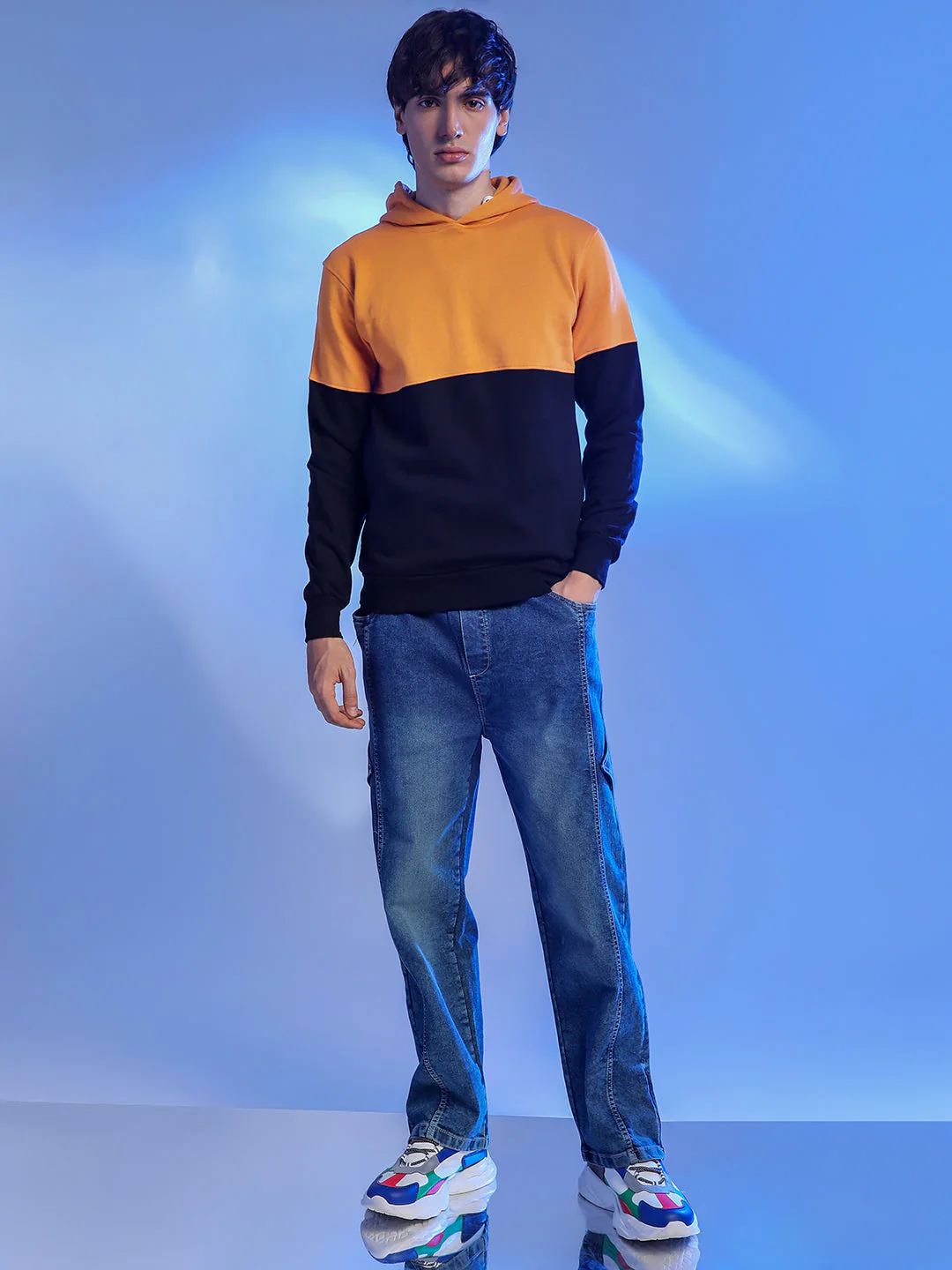 TheOddOnes Contrast Panel Hoodie - Image 5